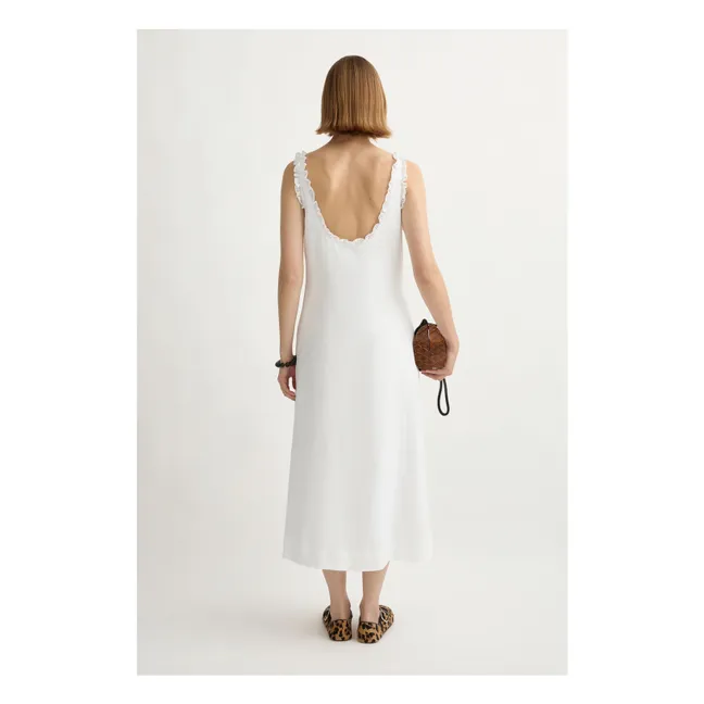 Vestido Florence de lino | Marfil