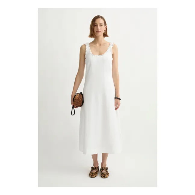 Vestido Florence de lino | Marfil
