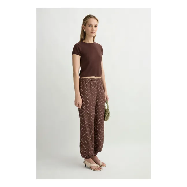 Pantalon Evie | Chocolat