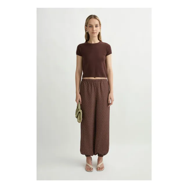 Pantalon Evie | Chocolat