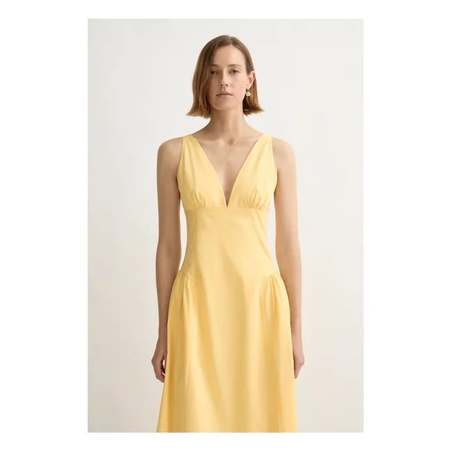 Robe Lindie Coton | Jaune
