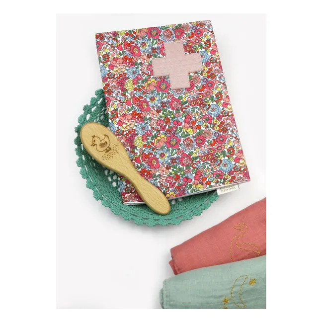 Protège carnet de santé Augustine | Rose