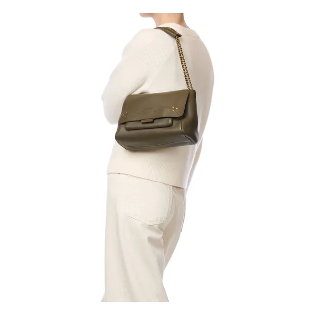 Lulu M Bag Goat | Khaki