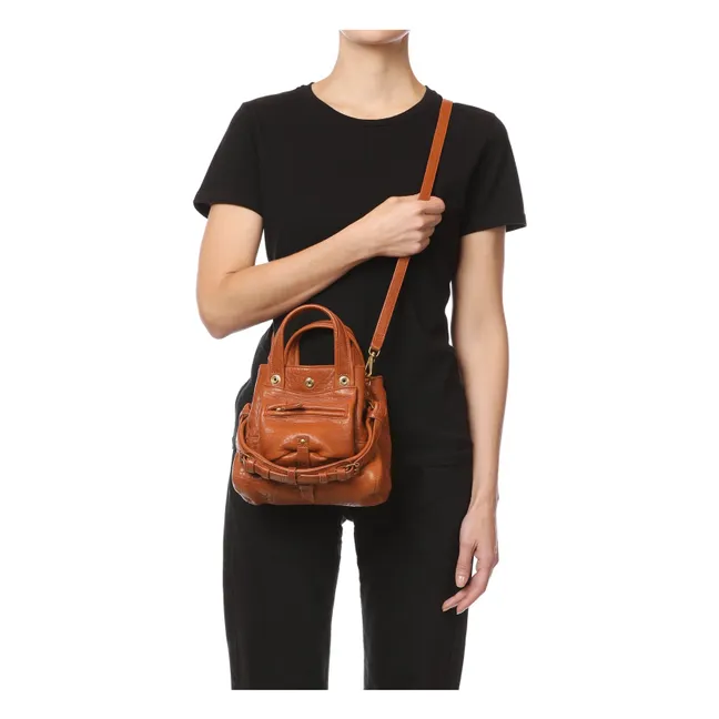 Sac Billy Nano Agneau | Cognac