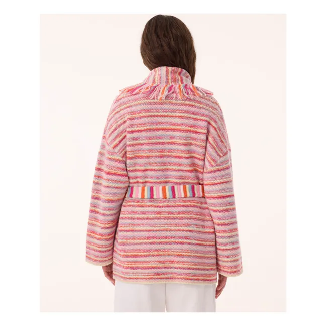 Zaina Cashmere Cardigan | Sunset
