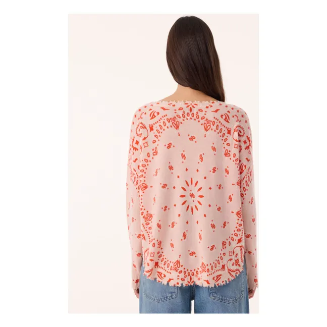 Mela Bandana Bico Cashmere Sweater | Natural