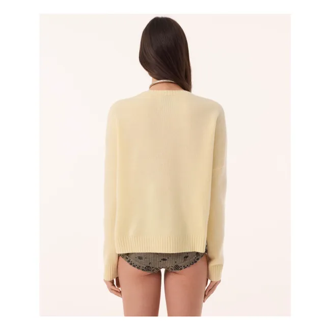 Amelie Cashmere Sweater | Anise green