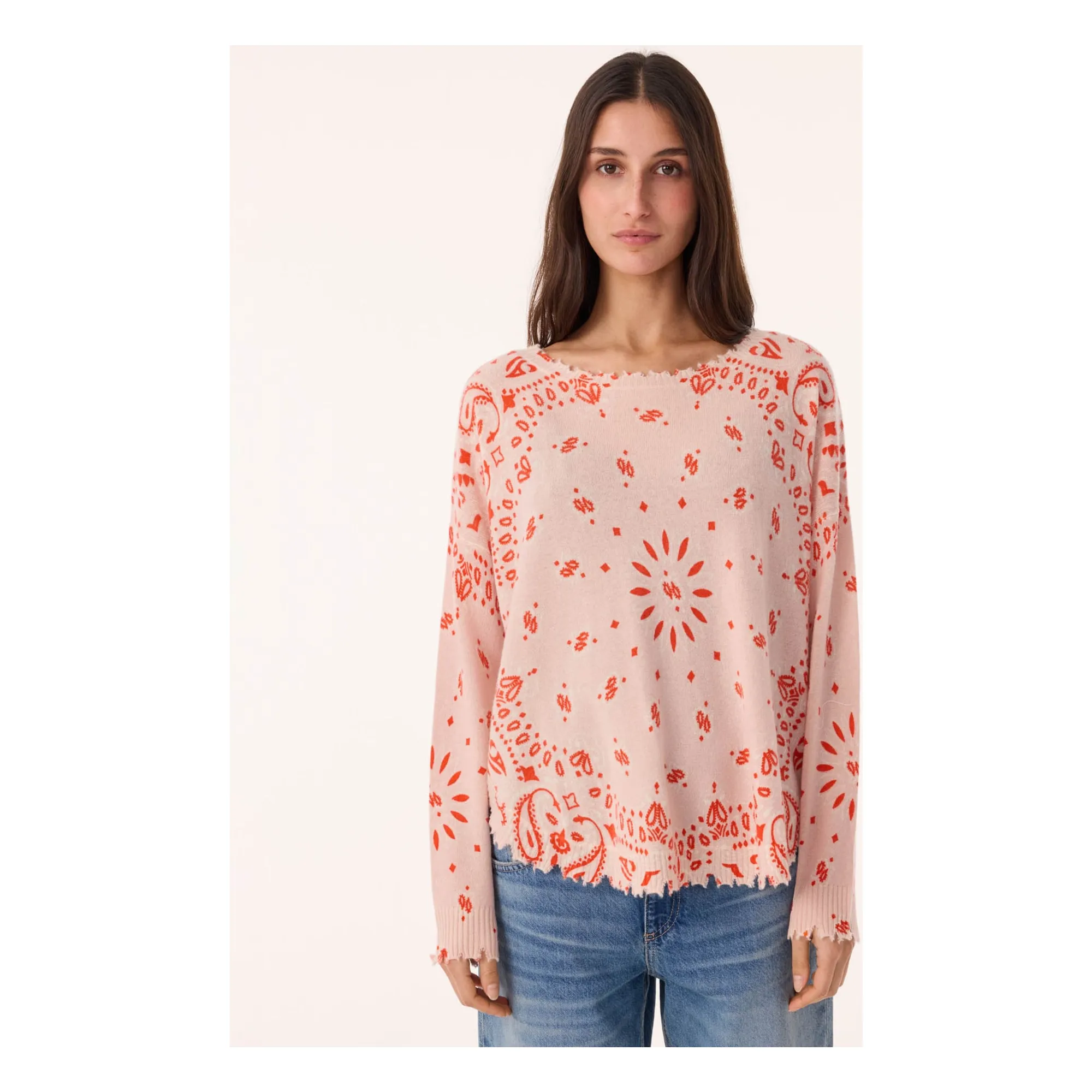Pull Mela Bandana Bico Cachemire | Naturel- Image produit n°1