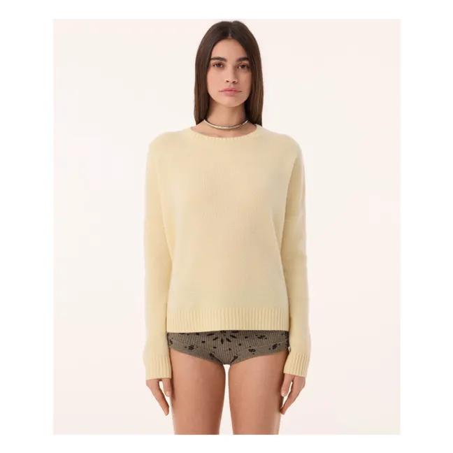 Amelie Cashmere Sweater | Anise green
