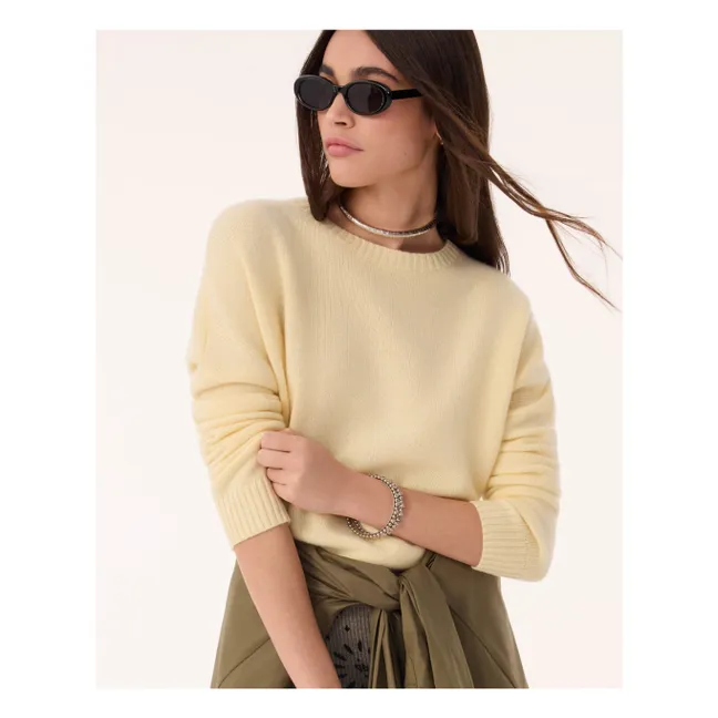 Amelie Cashmere Sweater | Anise green
