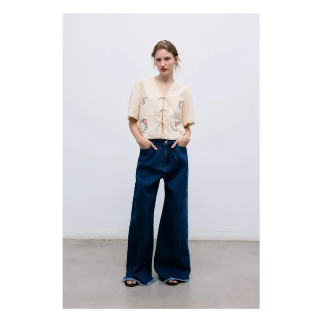 Blouse Narcise Coton | Ecru