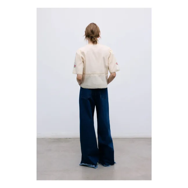 Blouse Narcise Coton | Ecru