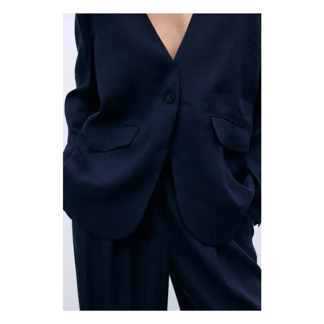 Blazer Luz Lin | Bleu nuit