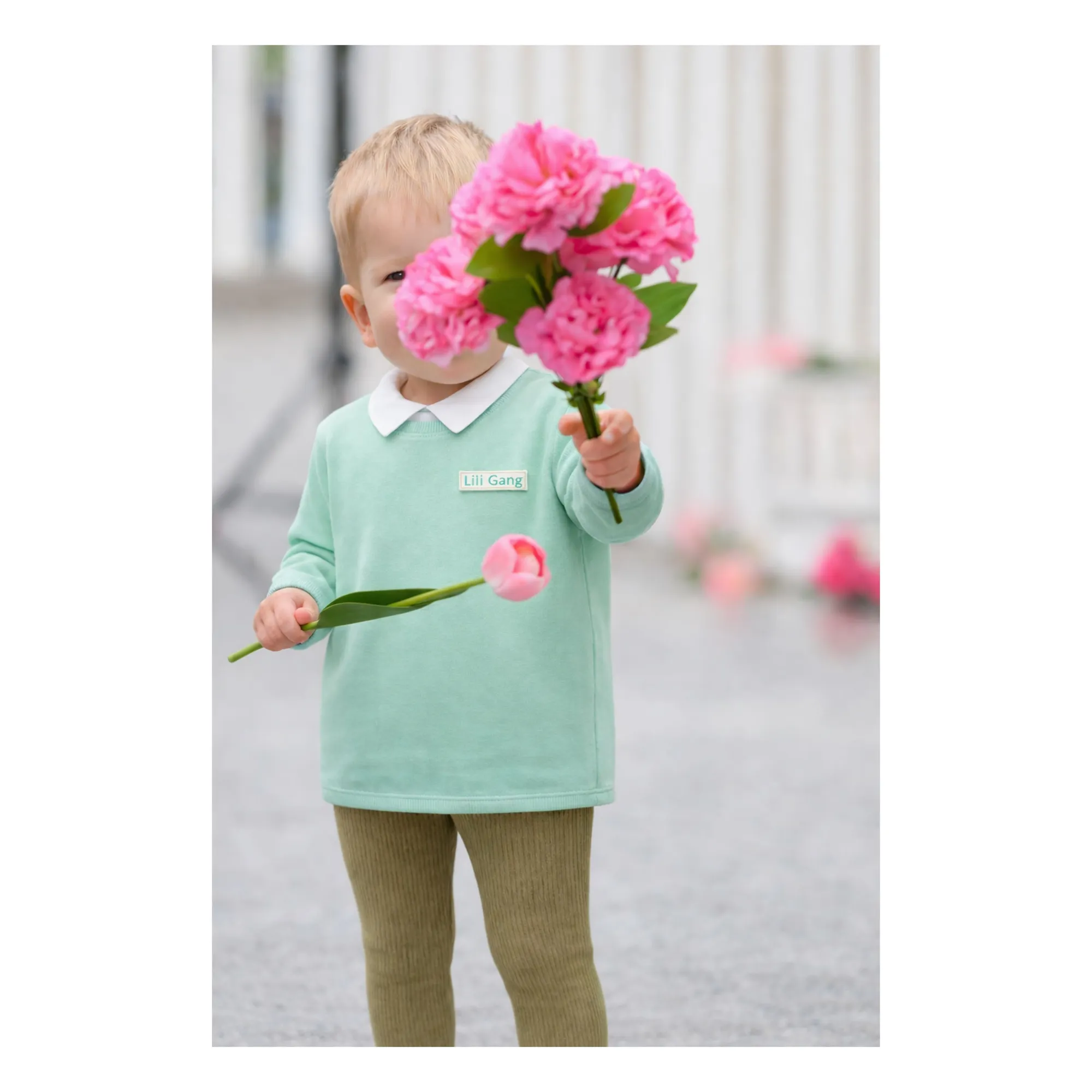 Sudadera Solal de algodón orgánico | Verde Menta- Imagen del producto n°2