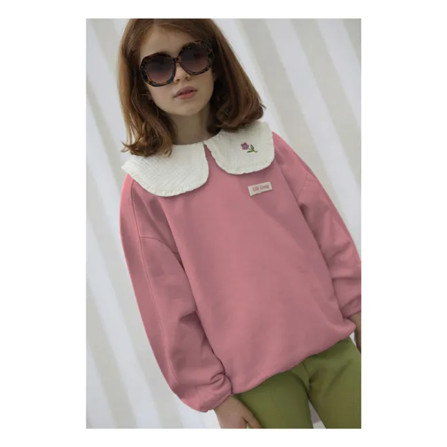 Valentina Fleurie Organic Cotton Jacket | Dusty Pink