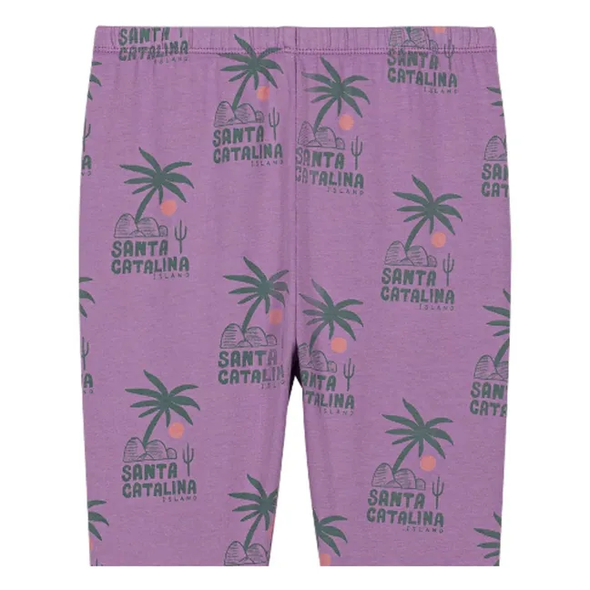 Cyclist Eddy Palm Organic Cotton | Purple