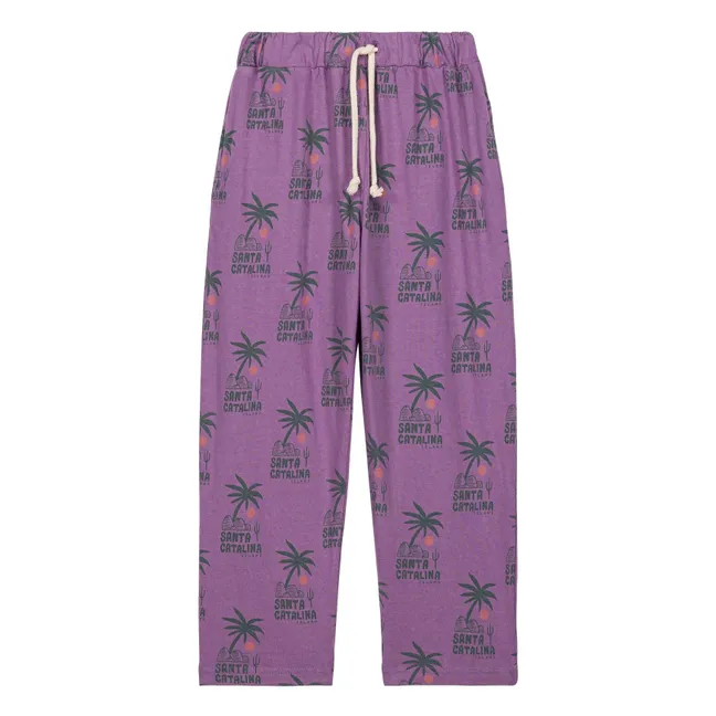 Pete Pants Palm Organic Cotton | Purple