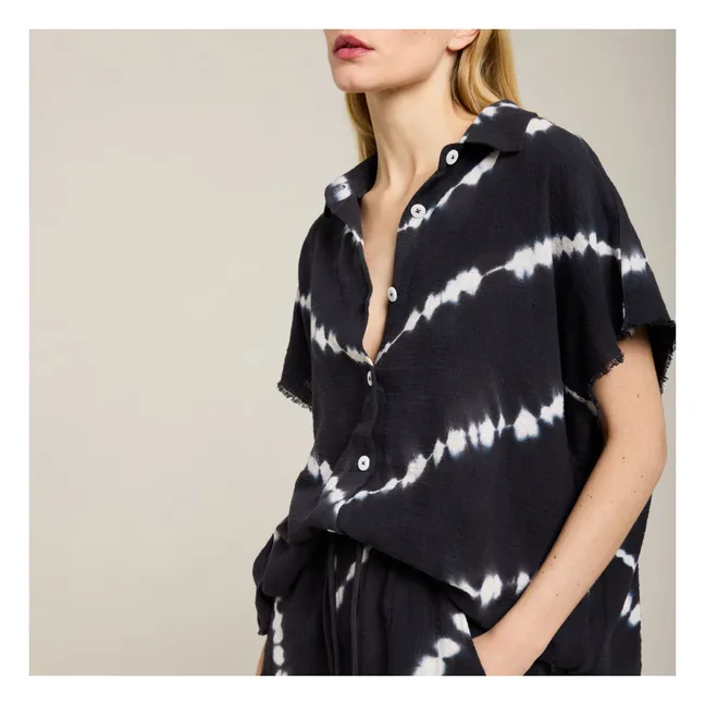Chemise Corinthe Tie & Dye | Classic navy