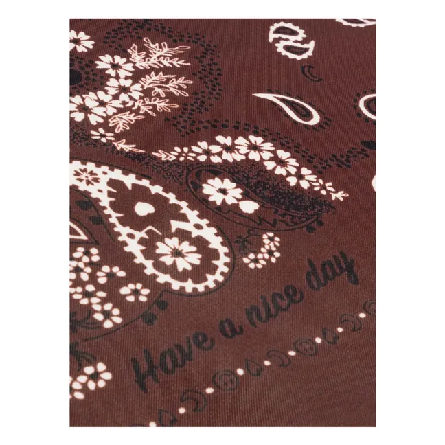 Bandana Small Soie | Marron