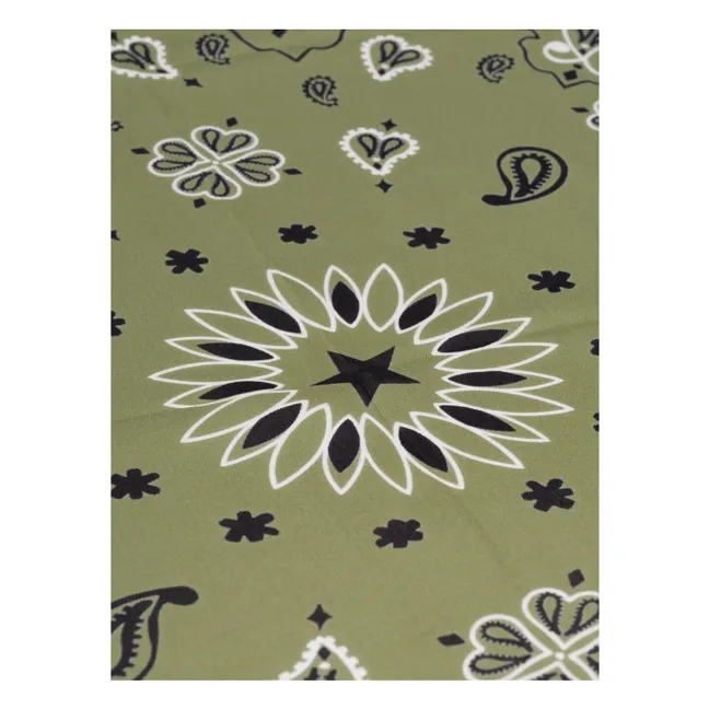 Pañuelo de seda grande | Khaki