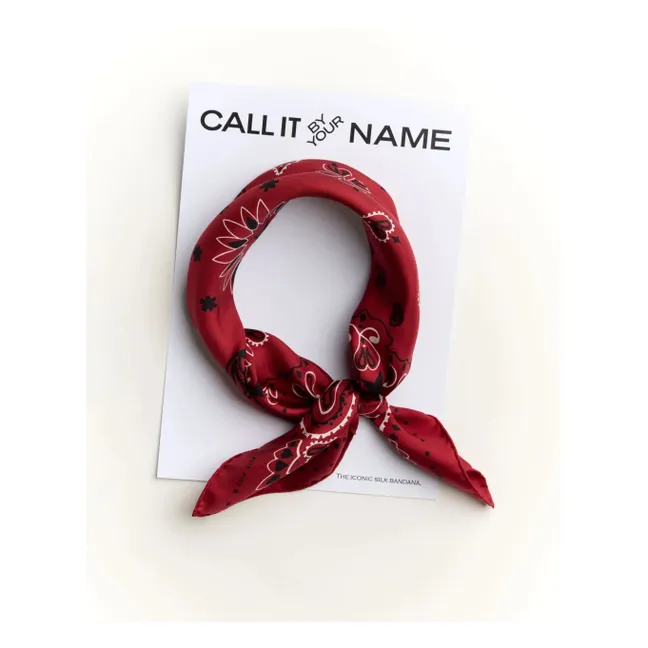 Bandana Seda Pequeña | Rojo