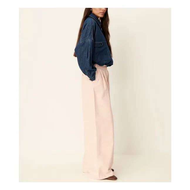 Pantalon Coton Tamayo | Rose pâle