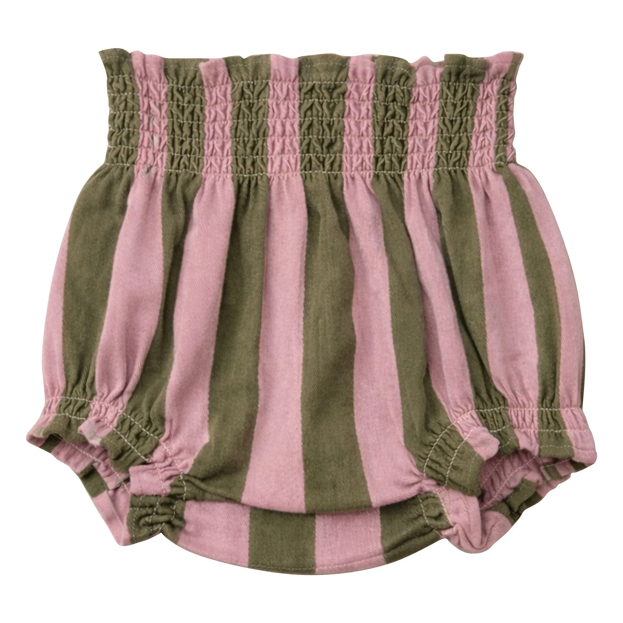 Lililotte Women's Olive Bloomer César Rayé Twill Coton Bio