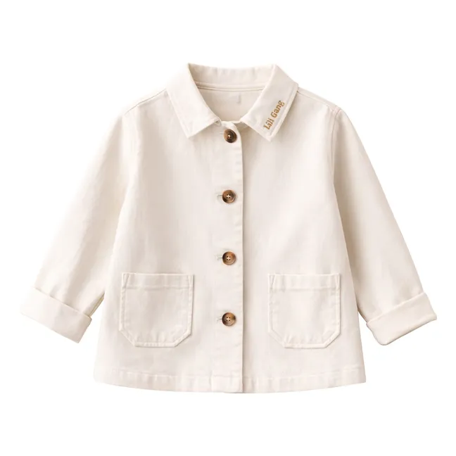 Chaqueta de algodón ecológico Vick | Marfil