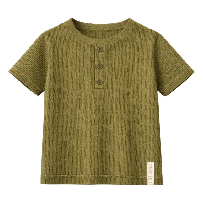 Jersey T-shirt Téo Coton Bio | Olive