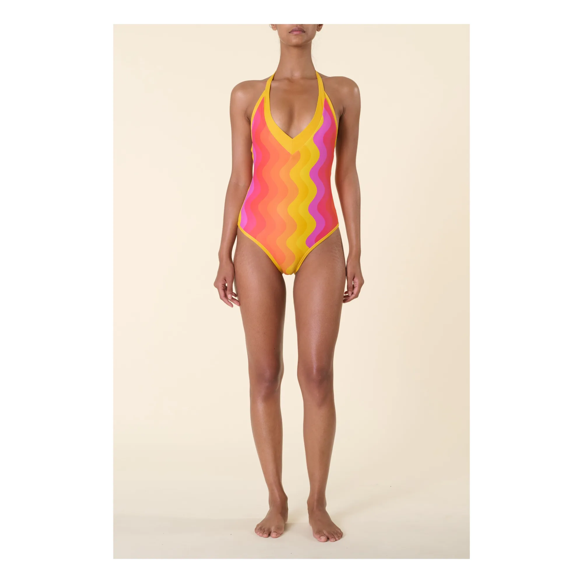Maillot Une Pièce Grazia | Jaune- Image produit n°1