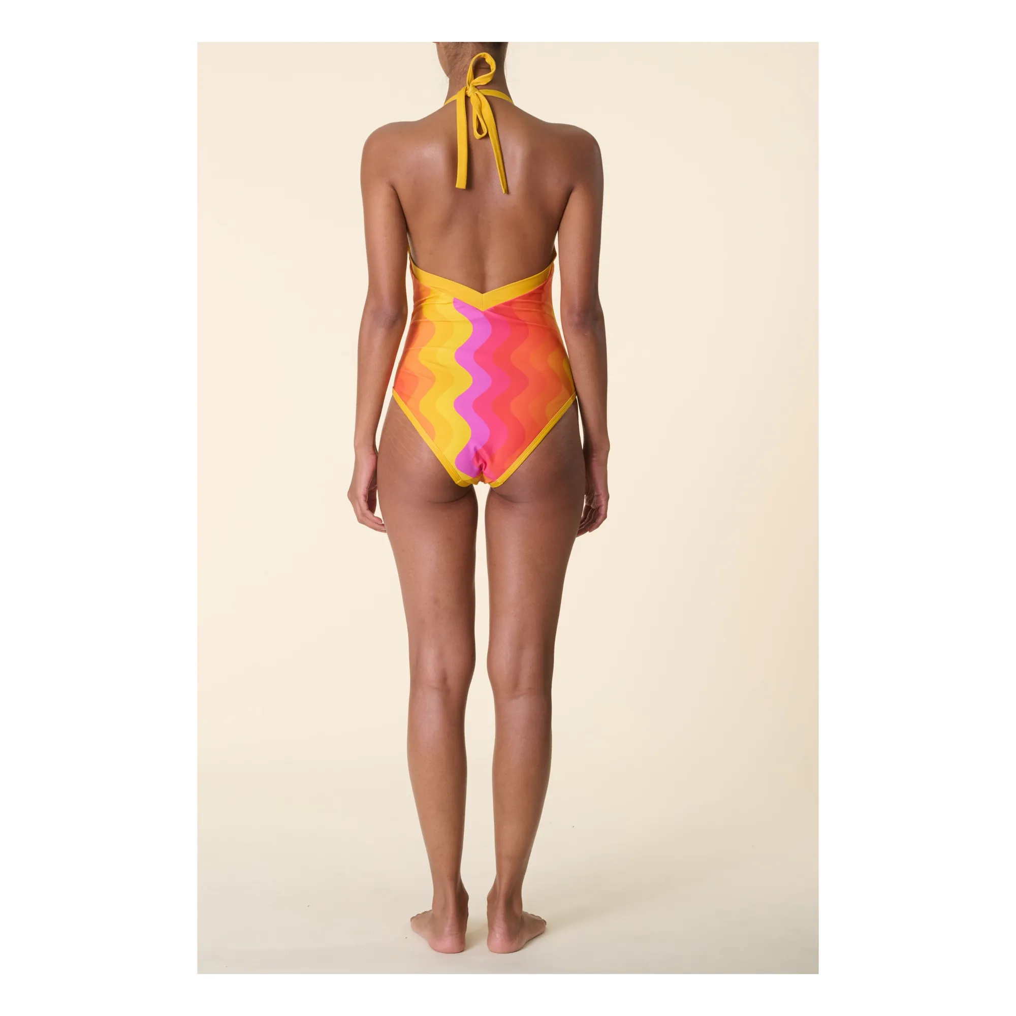 Maillot Une Pièce Grazia | Jaune- Image produit n°3