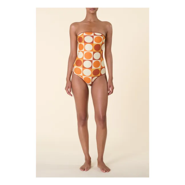 Maillot Une Pièce Luna | Orange