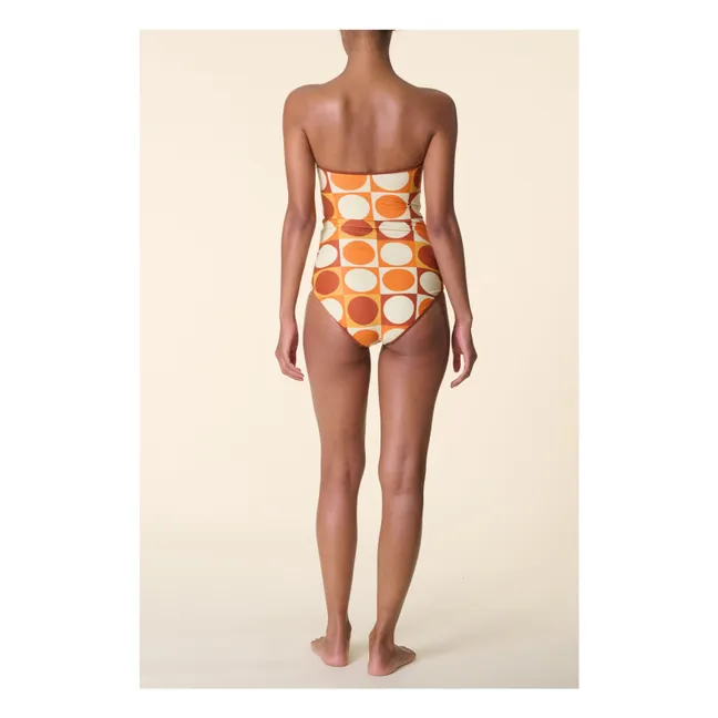 Maillot Une Pièce Luna | Orange