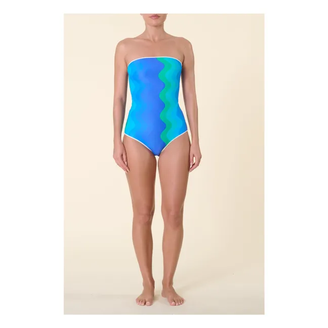 Maillot Une Pièce Luna | Bleu