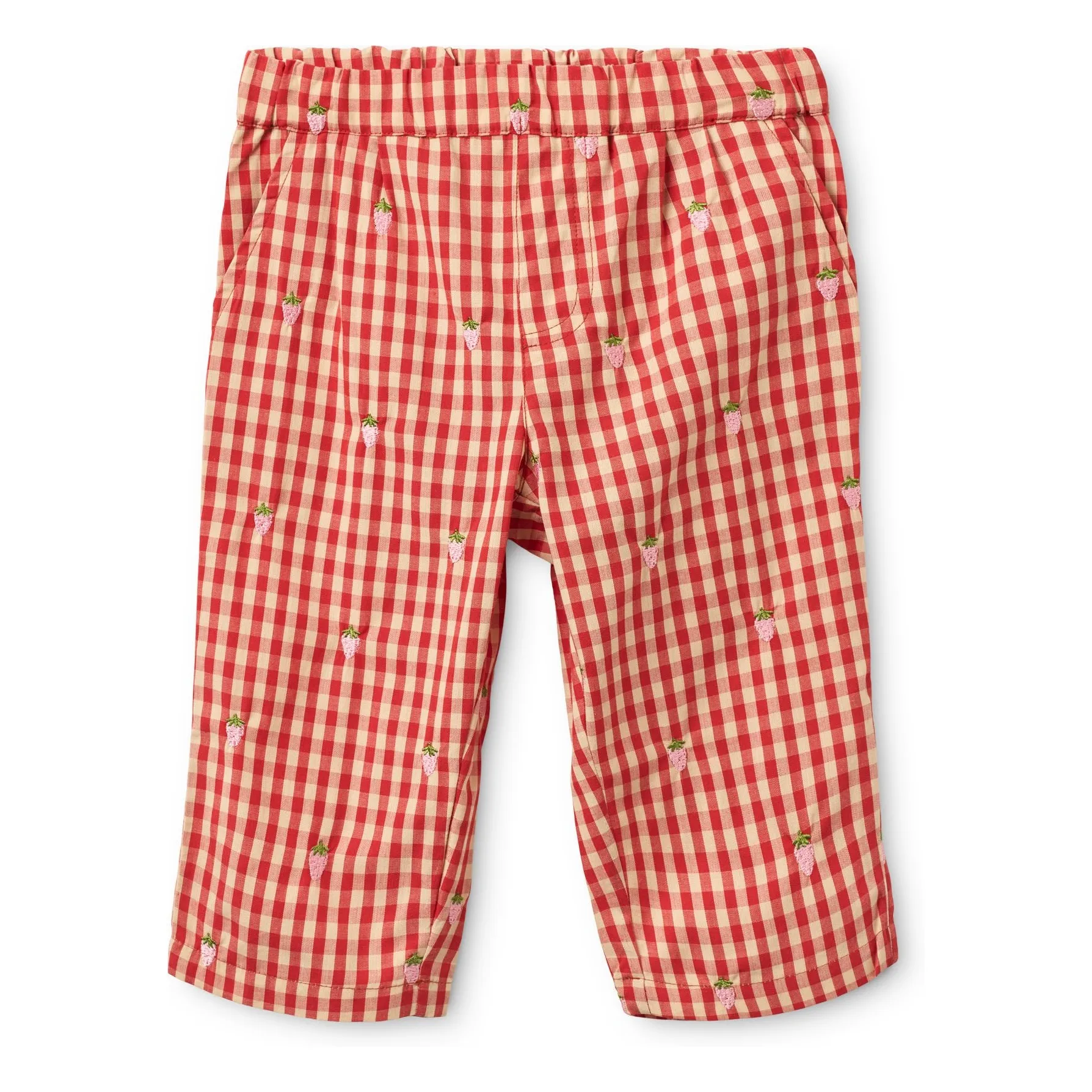 Flöss Red Molly Gingham Pants