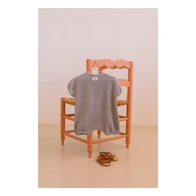 Pelele de algodón ecológico Bebecito | Gris