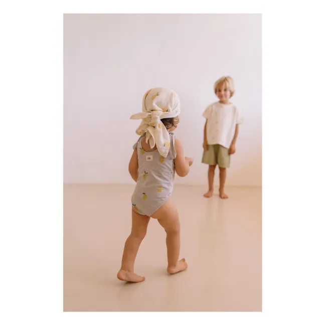 Roberta Lemons Organic Cotton Swimsuit | Light Blue