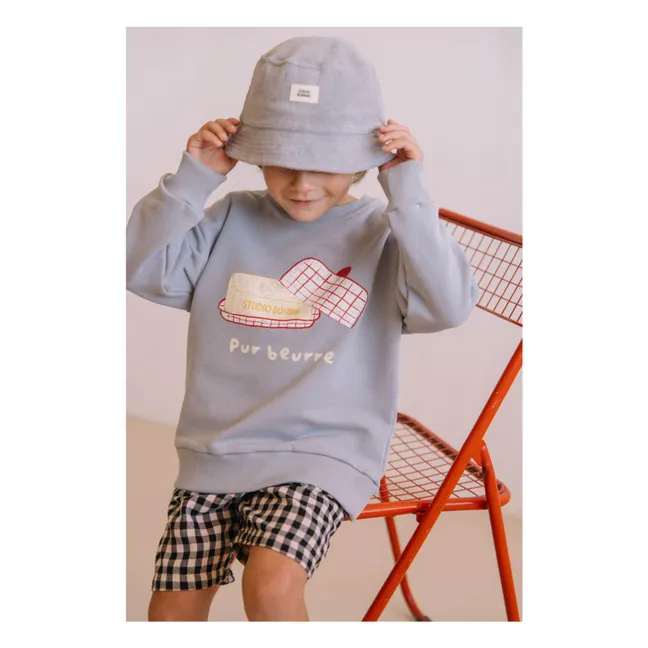 Bob Niko Organic Cotton Sponge | Grey blue