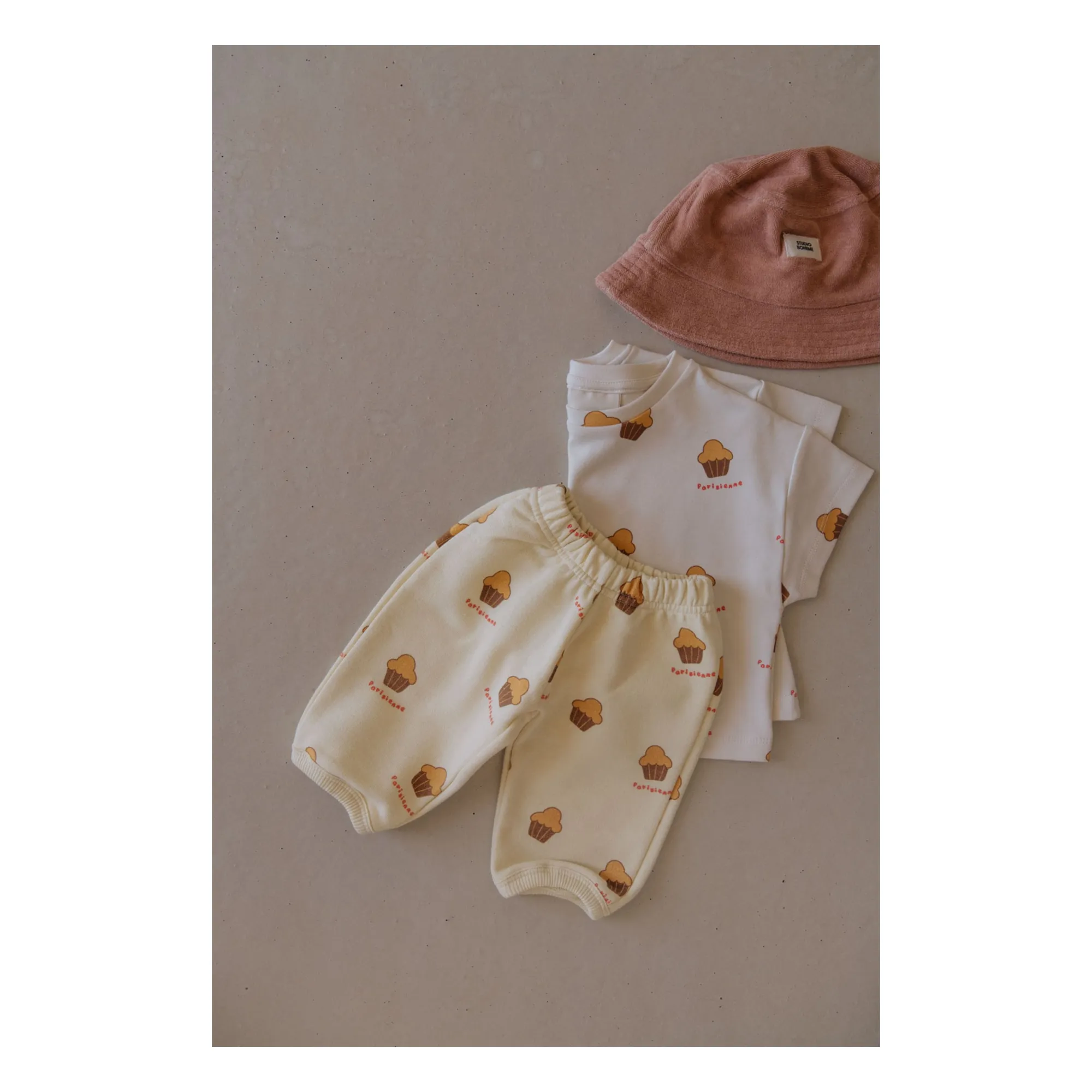 Bob Niko Eponge Coton Bio | Vieux Rose- Image produit n°1