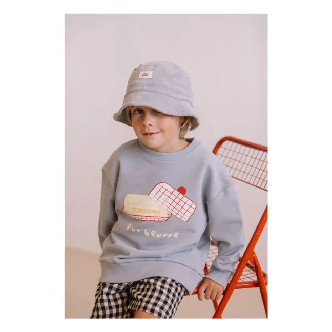 Bob Niko Organic Cotton Sponge | Grey blue