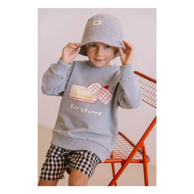Bob Niko Organic Cotton Sponge | Grey blue