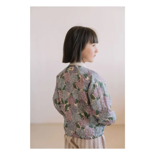 Bomber de algodón ecológico Léon Flowers | Lila