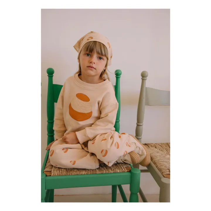 Bart Chou organic cotton sweatshirt | Beige- Product image n°1