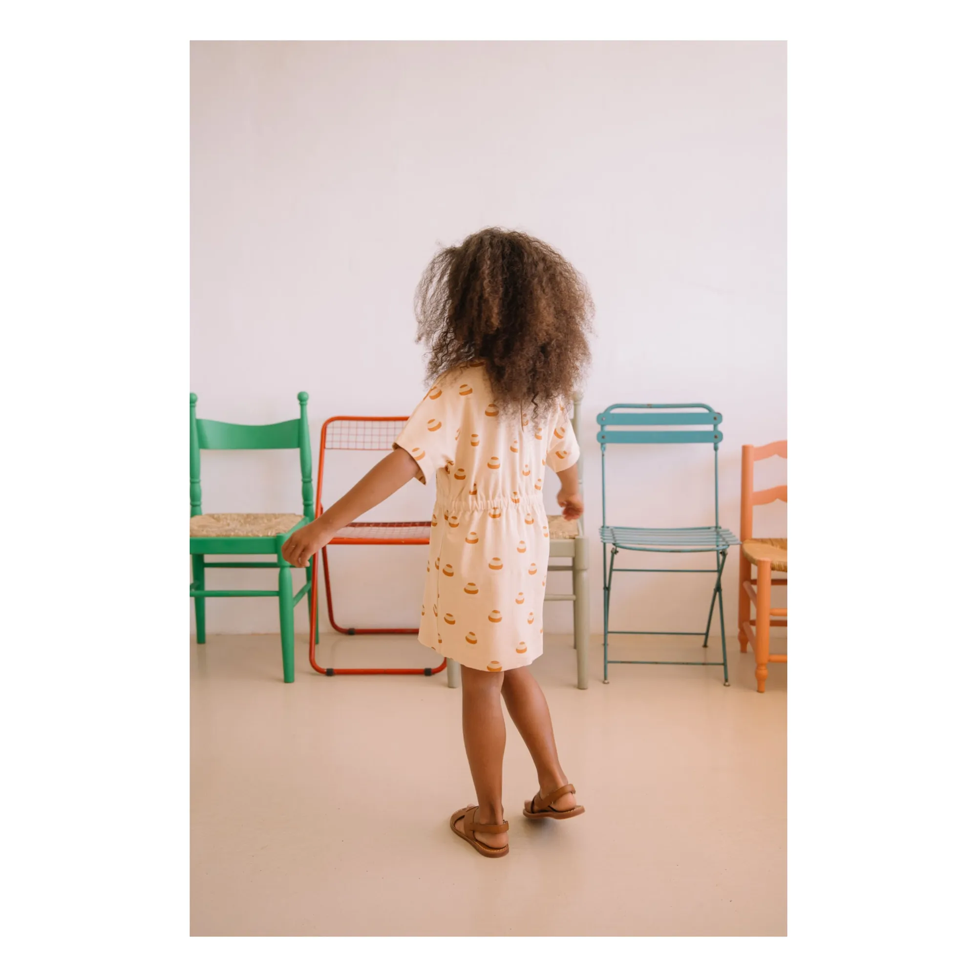 Robe Yogi Choux Coton Bio | Beige- Image produit n°4