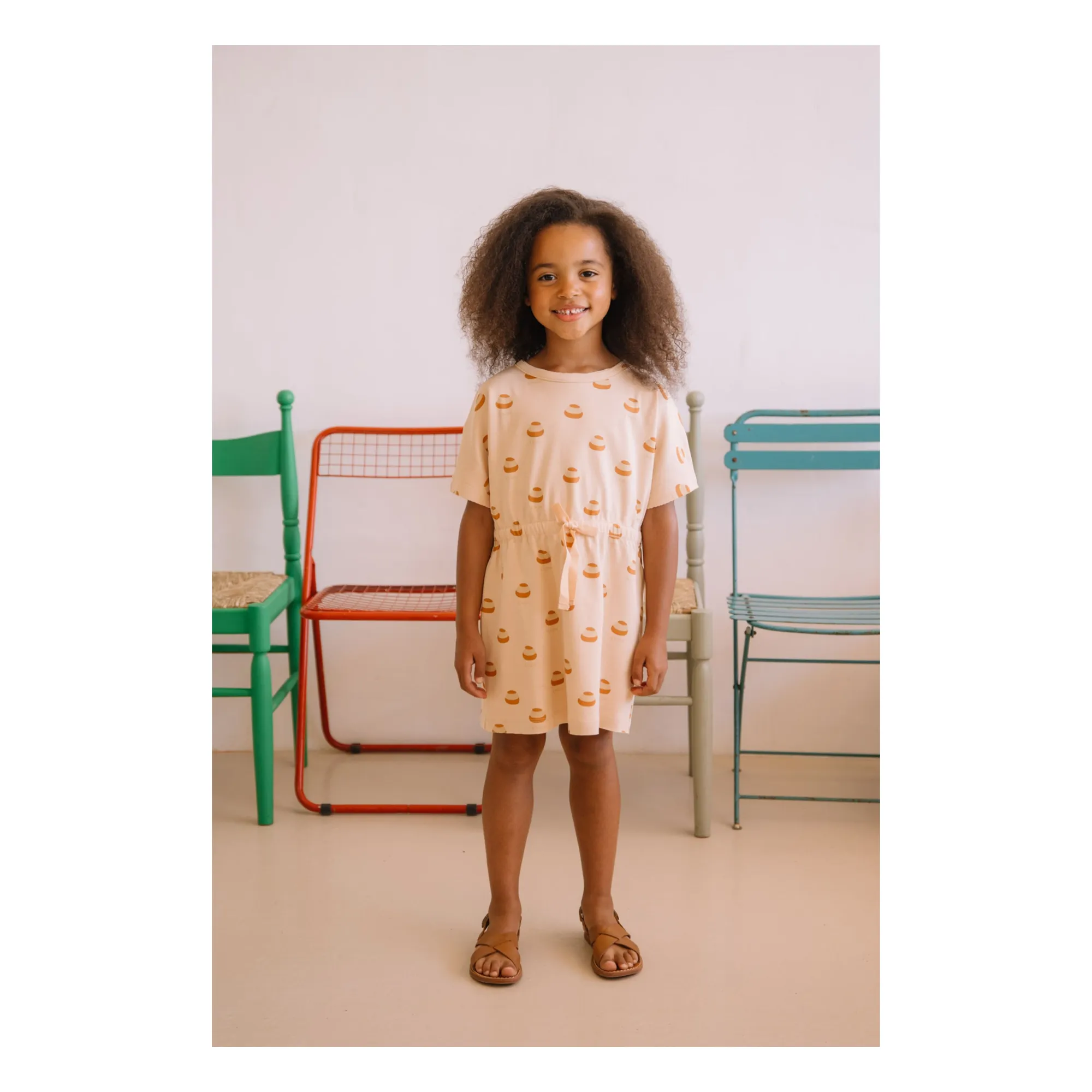 Robe Yogi Choux Coton Bio | Beige- Image produit n°1