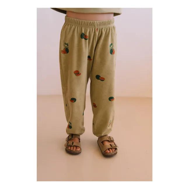 Pantalon Porgy Pastèques Eponge Coton Bio | Khaki