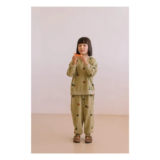 Pantaloni in spugna Porgy Watermelon | Khaki