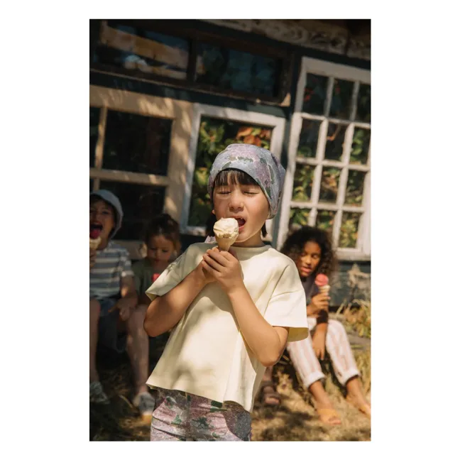 Ciclista Jeannie Flores Algodón Ecológico | Lila