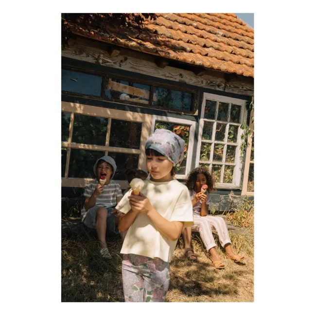 Ciclista Jeannie Flores Algodón Ecológico | Lila