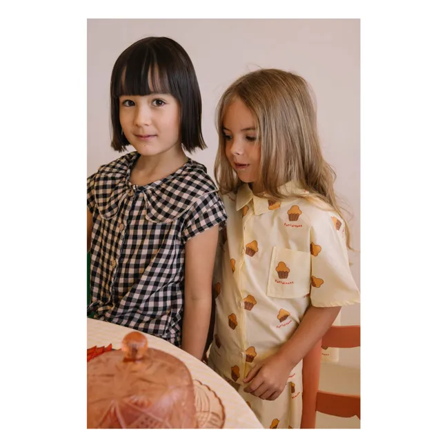 Chemise Voile Brioches Coton Bio | Jaune